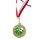 Medal złoty PIŁKA NOŻNA 40 mm